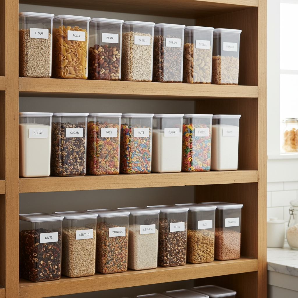 Kitchen pantry bins
