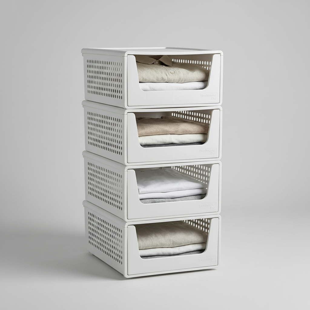 Stackable drawer units