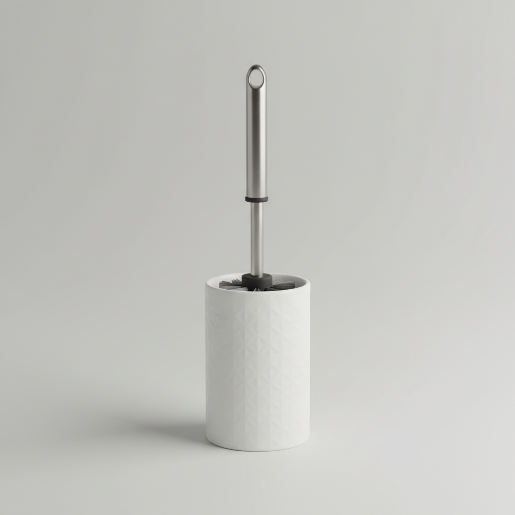 Toilet cleaning brush set