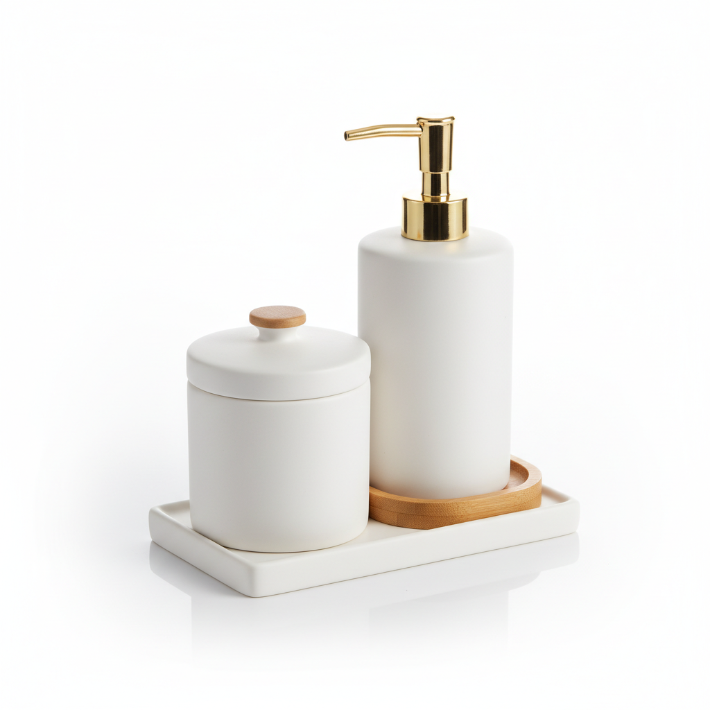 Soap dispenser set