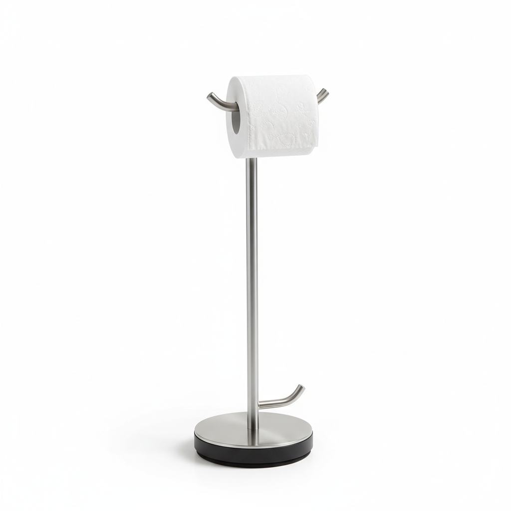 Toilet paper holder stand